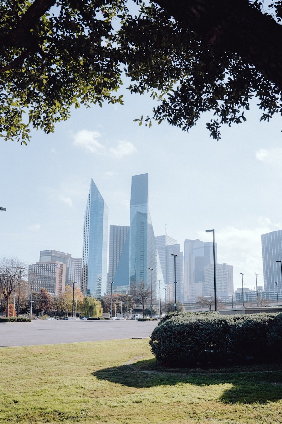 Uptown Dallas skyline