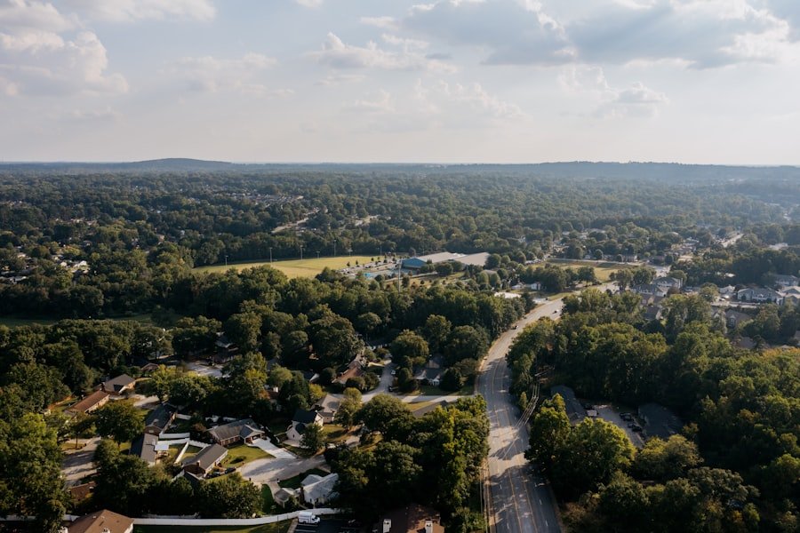 Westlake master-planned community aerial