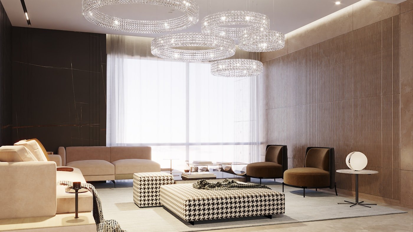 Elegant living room interior
